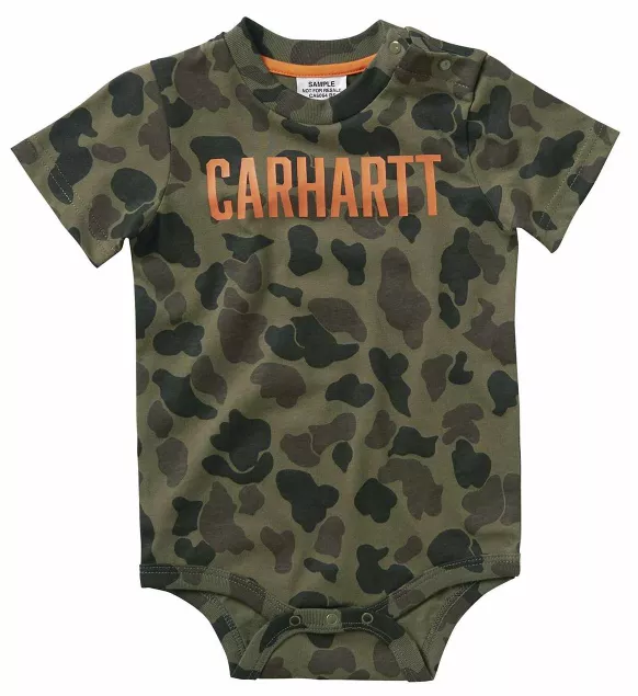 Carhartt Boys’ Infant S/S Camo Printed Bodyshirt #CA6064