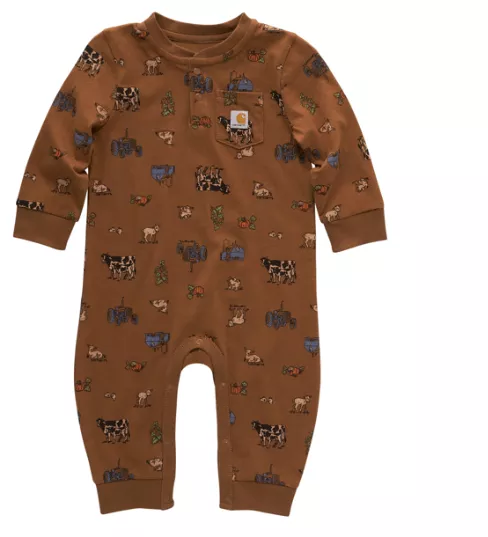 Carhartt Boys’ Long-Sleeve Printed Coverall (Infant) #CM8749