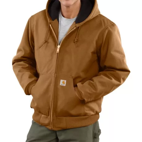 Carhartt Men’s Quilted Flannel Lined Duck Active Jacket