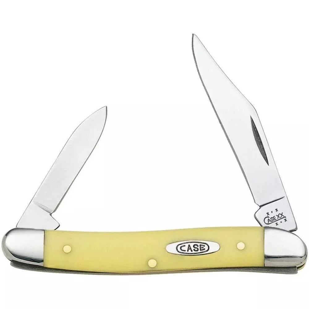 Case 00109 Yellow Synthetic Pen Knife