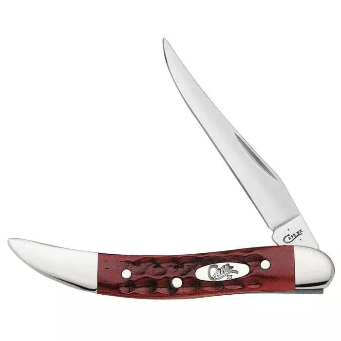 Case 00792 Pocket Worn Old Red Bone Corn Cob Jig Small Texas Toothpick Knife