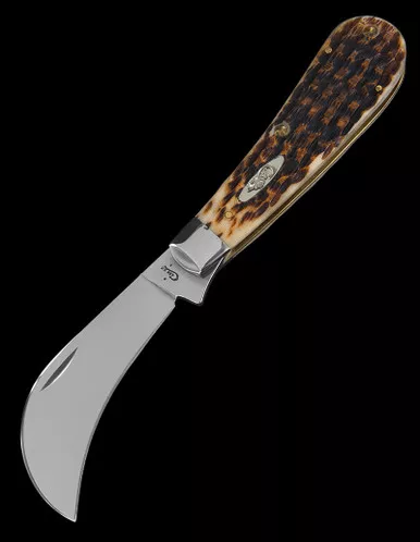 Case Hawkbill Amber Bone