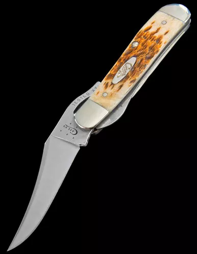 Case RussLock Bone Folding Knife