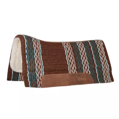CASHEL Blanket Top Performance Chocolate Saddle Pad (CSPFBTCH)