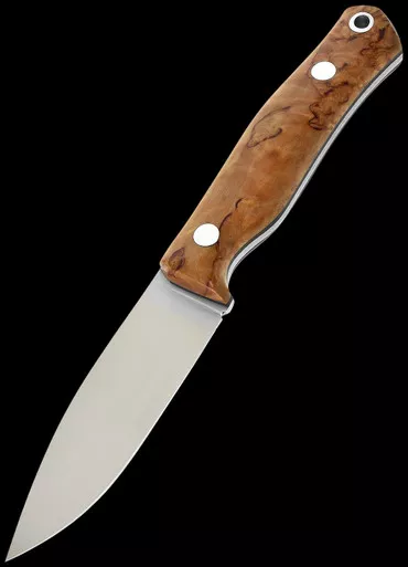 Casstrom No.8 SFK Curly Birch Fixed Blade