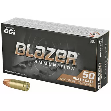 CCI 5203 Blazer Brass 9mm 147 GR FMJ 50 Rounds