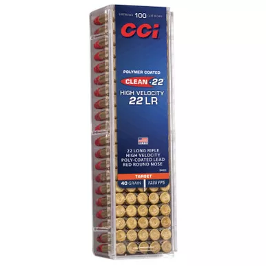 CCI 944CC Clean-22 HV 22LR 40 GR LRN 100 Rounds