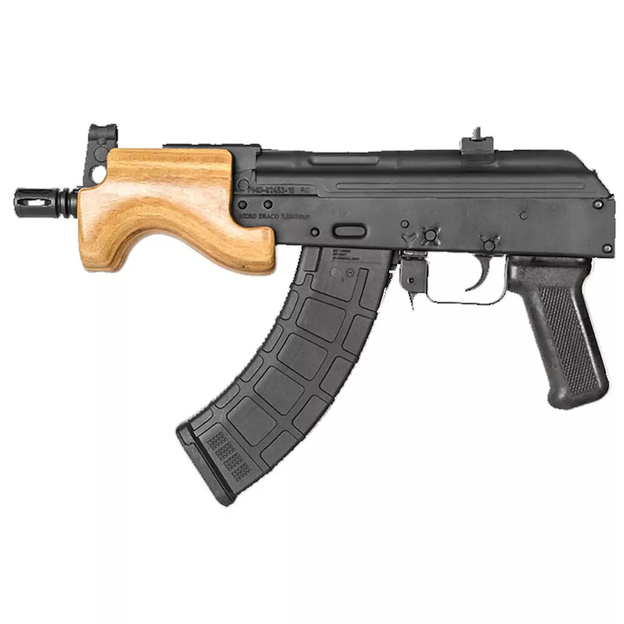 Century Arms Micro Draco AK Pistol 7.62x39mm Matte 6.25″