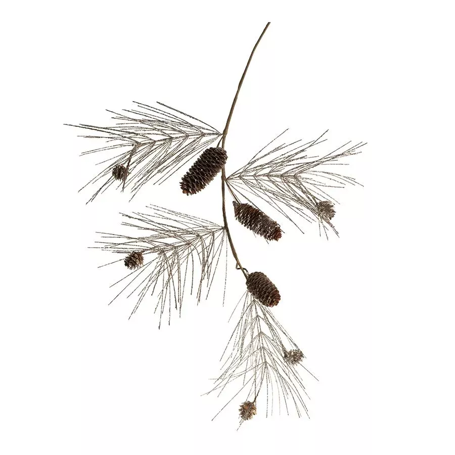 Champagne Spruce and Pinecone Tall Pick