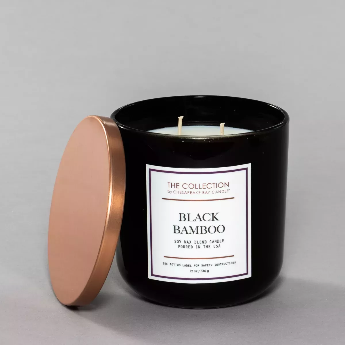 Chesapeake Bay Black Bamboo Candle #TA35691