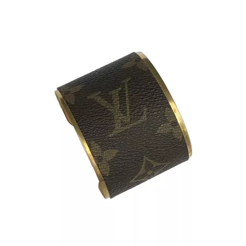 Chic Verte LV Brass Cuff
