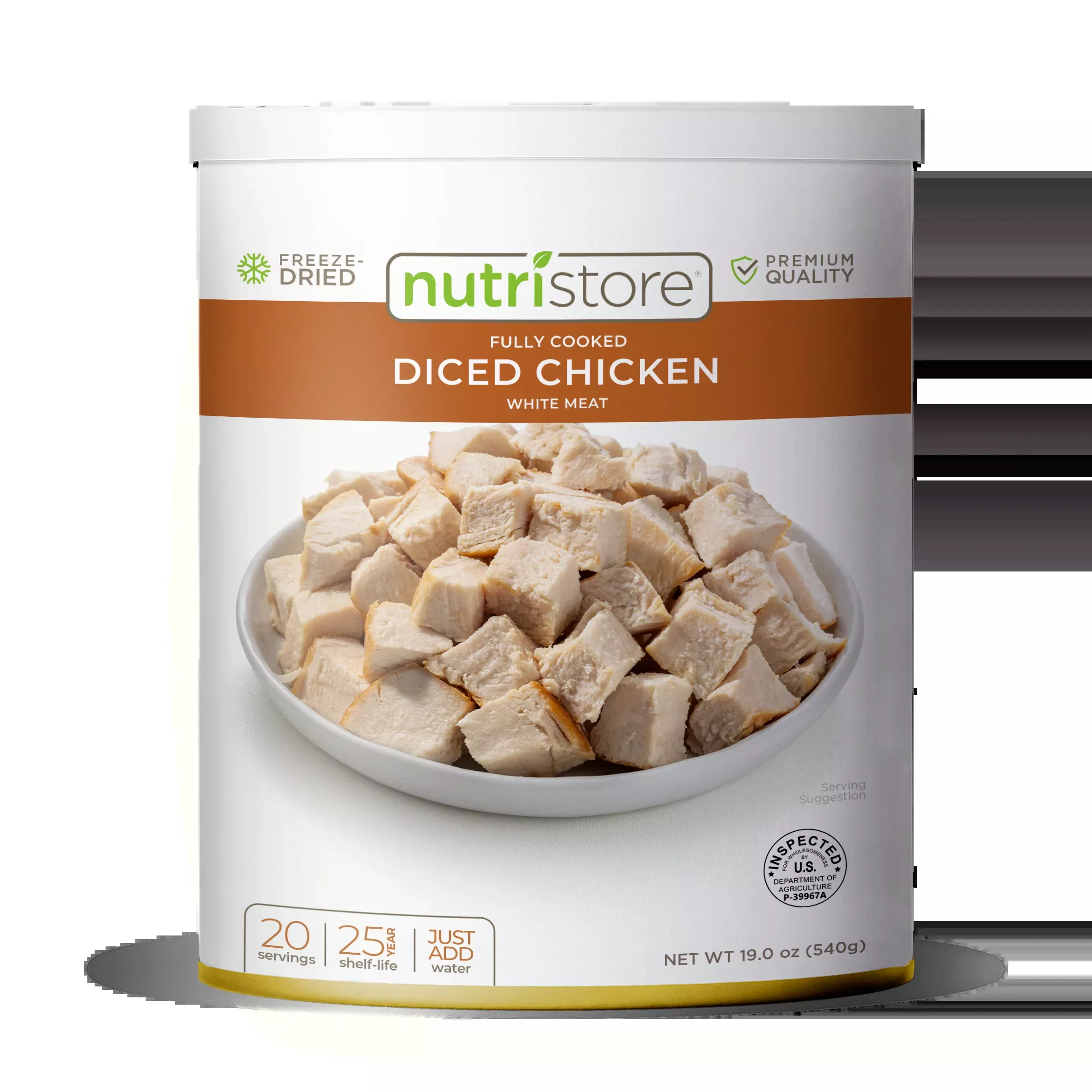 Chicken Dices Freeze Dried – #10 Can