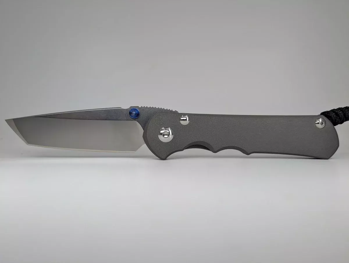 Chris Reeve Knives Large Inkosi Plain Tanto Frame Lock Folding Knife