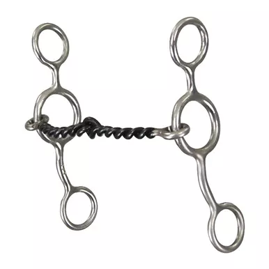 CIRCLE Y Junior Cowhorse Small Twist Stage B Bit (341)