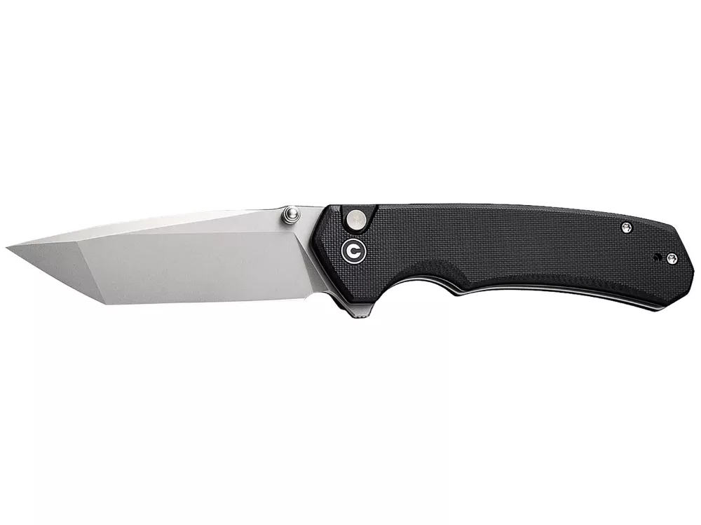 Civivi 3.46" Folding Tanto D2 Black G10 Handle Plain