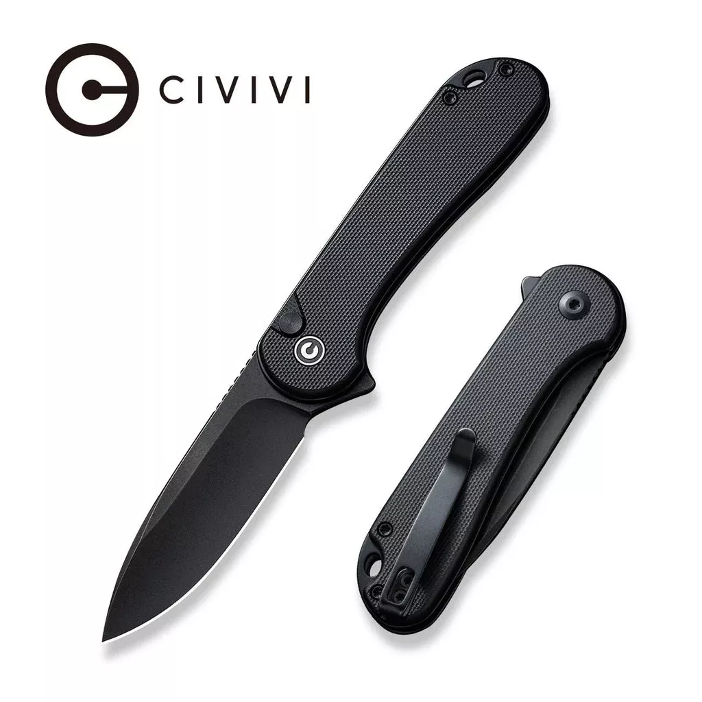 CIVIVI Elementum Button Lock Flipper Knife