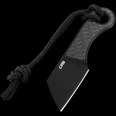 CJRB Chip Carbon Fibre Black Fixed Blade