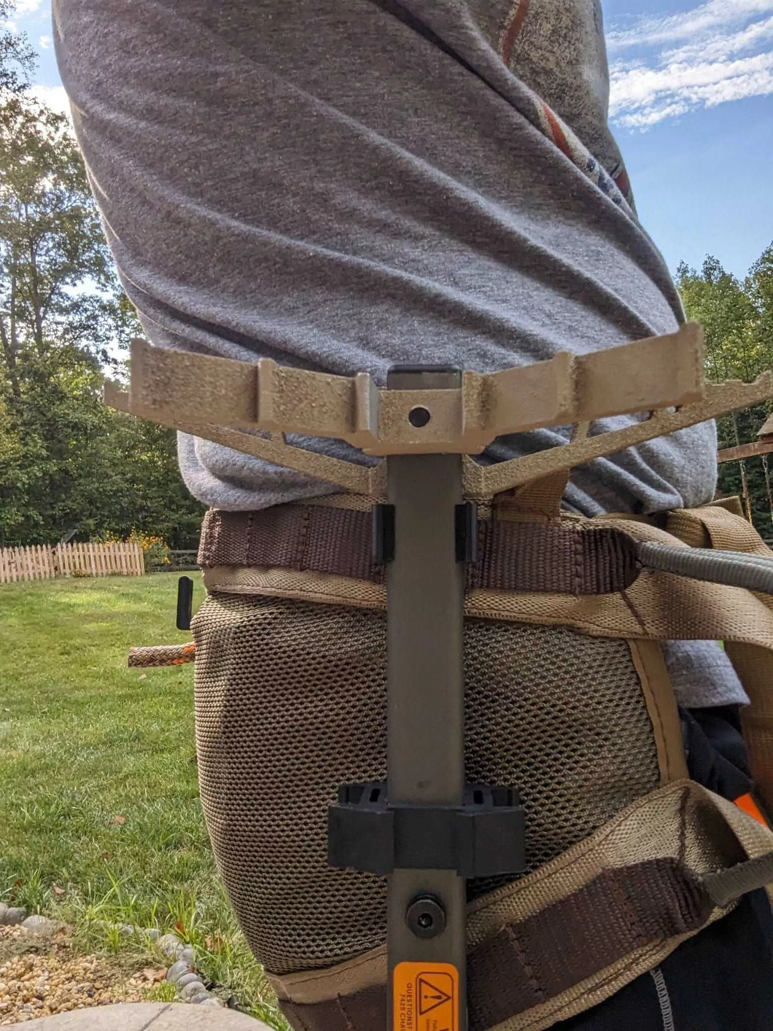 Climbing Stick Caddy for 1″ Square Tubing