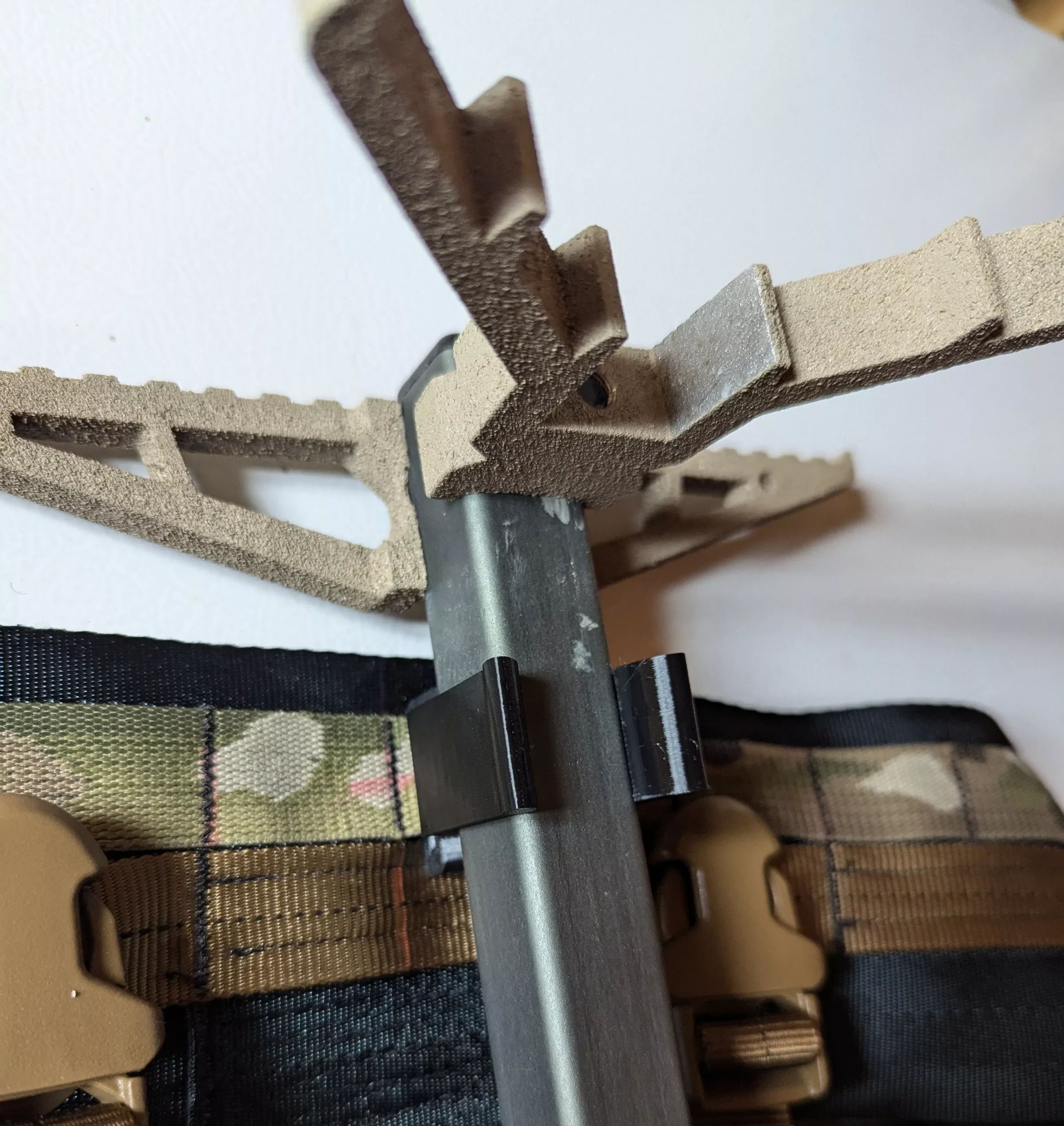 Climbing Stick Molle Caddy for 1″ Square Tubing