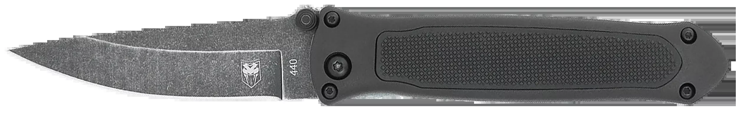 CobraTec Quick Strike Hidden Release Folding Knife, 3.25 in 440 Stainless Drop Point, G10 Handle – BLKHRQS