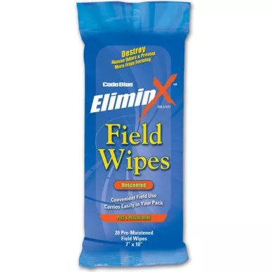 Code Blue Scent Eliminator Field Wipes, OA1318