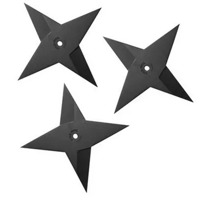 Cold Steel 80SSA3Z Heavy Sure Strike Throwing Stars (3 Pack)