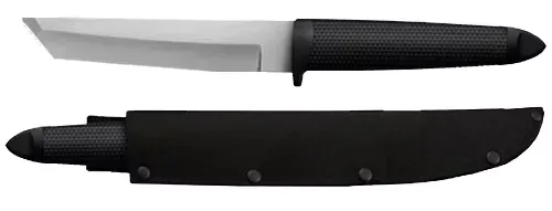 Cold Steel Lite 6″ Fixed Plain Tanto 4034 Stainless Steel Blade/Black Polypropylene Handle