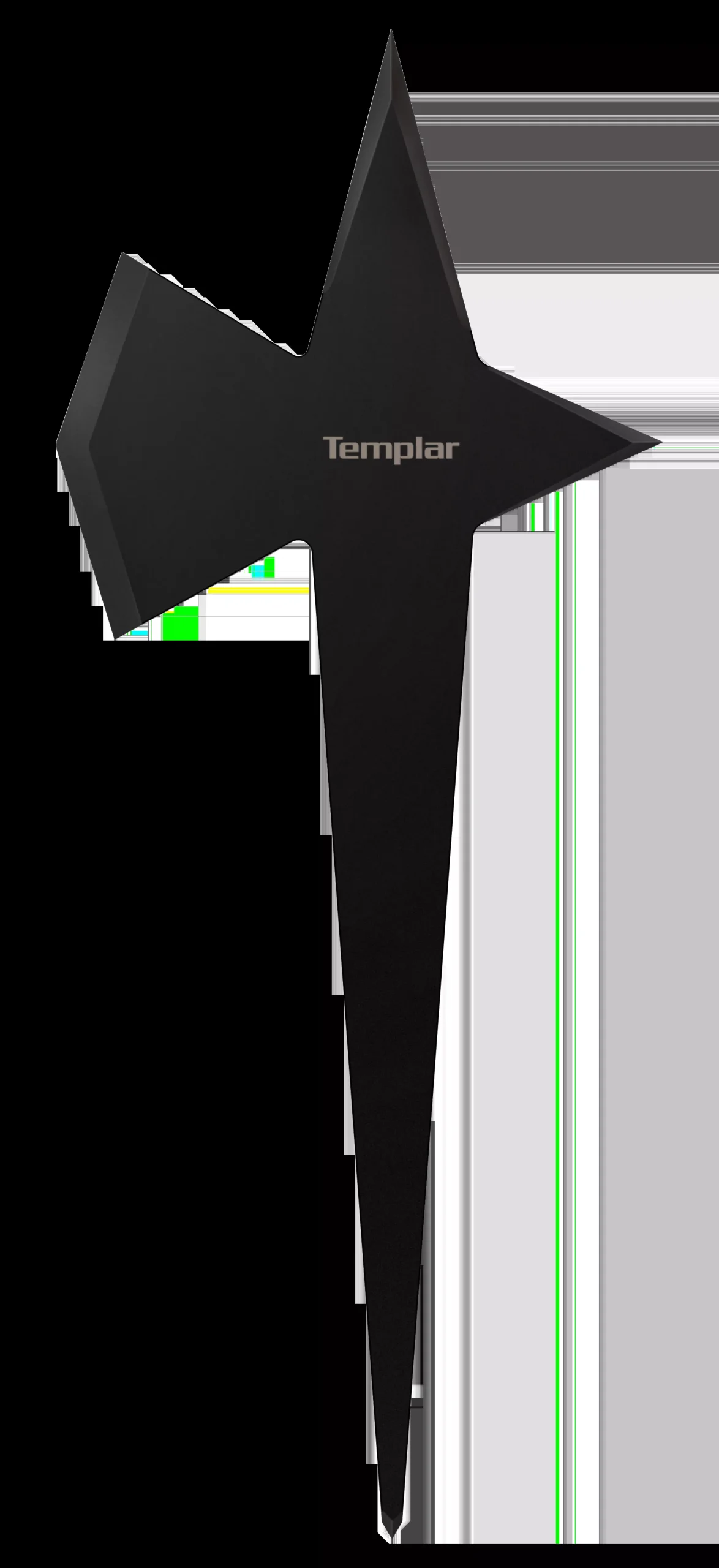 Cold Steel Templar Thrower 1050 High Carbon Blade 14″ Long