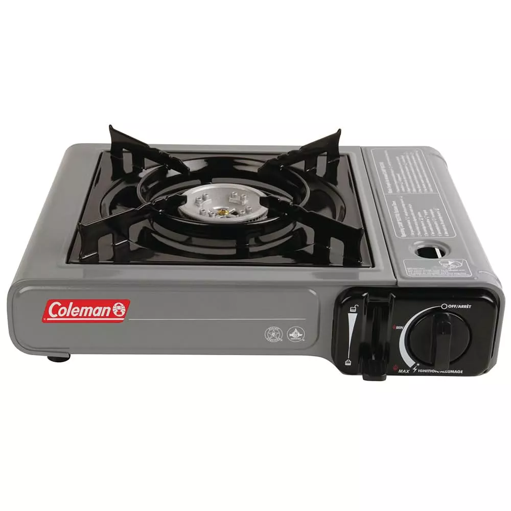 Coleman Table Top 1 Burner Butane Camping Stove – Grey [2000037885]