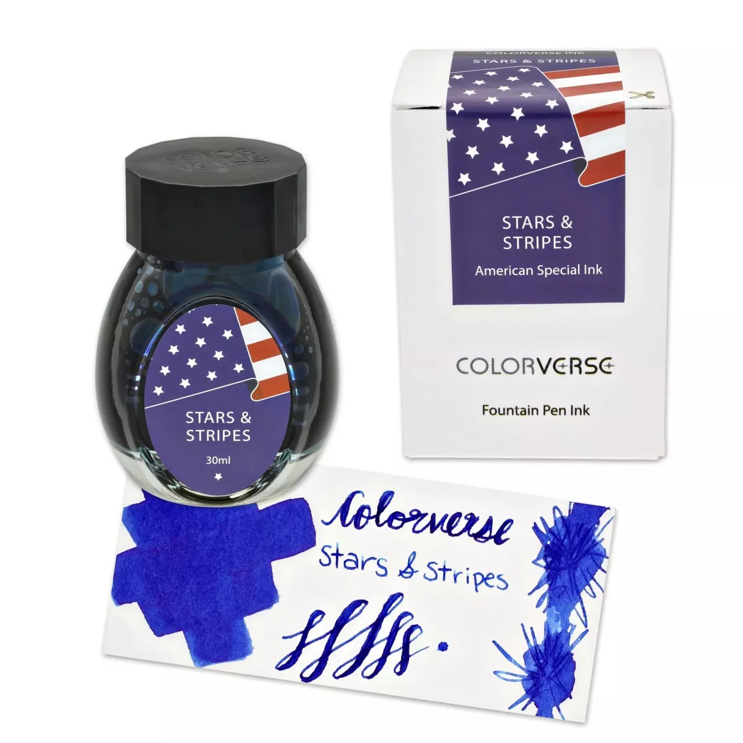 Colorverse Stars & Stripes Bottled Ink 30mL