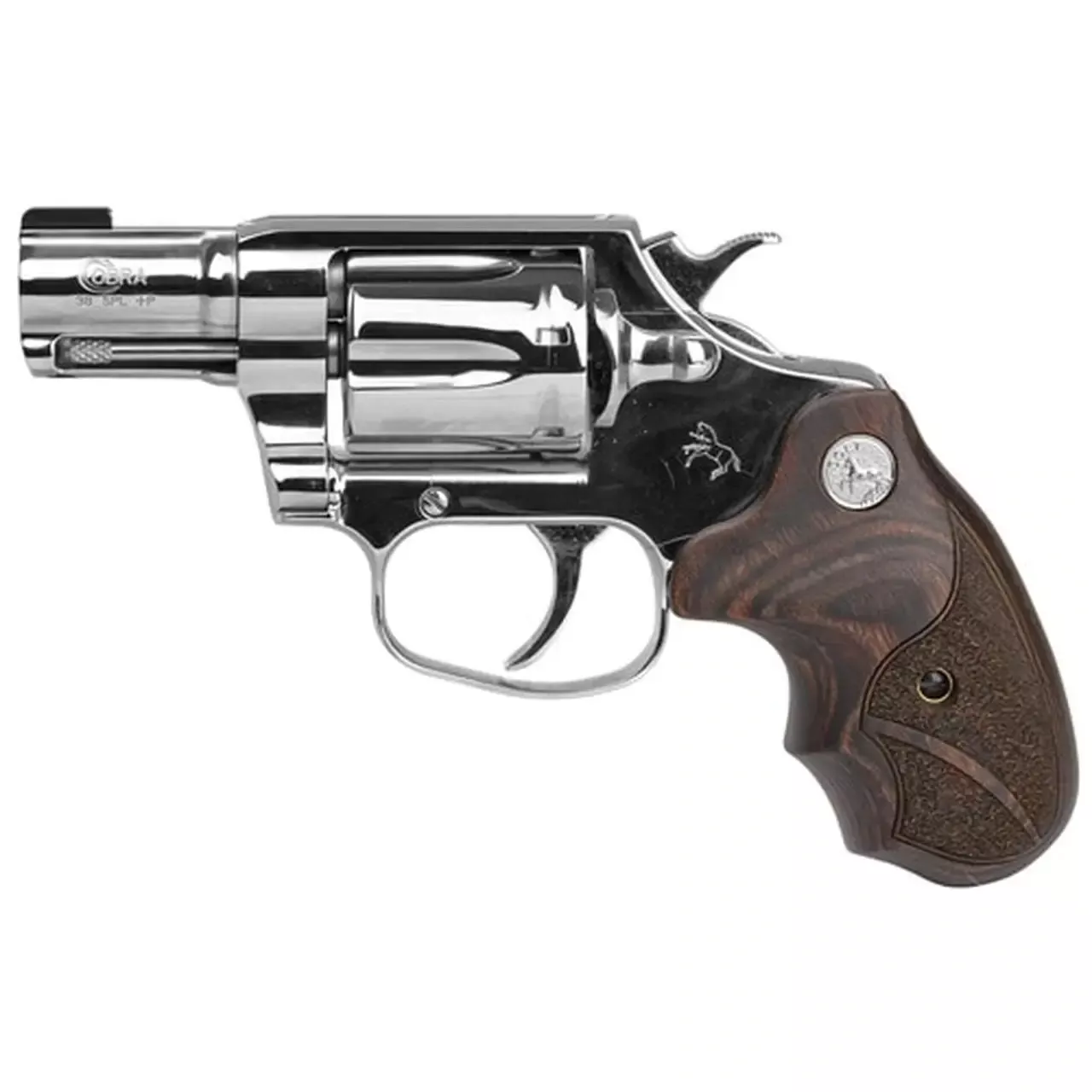 Colt Bright Cobra Revolver 38 Special+P Stainless 2″