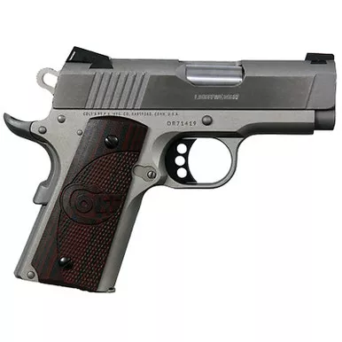 Colt Defender 45 ACP SS 3" Barrel Black Cherry G10 Grips 7 Rd Mag