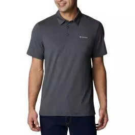 Columbia Men’s Tech Trail™ Polo – Shark Heather – L