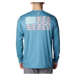 Columbia Men's Terminal Tackle PFG Fish Flag™ LS Shirt