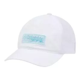 Columbia Women's PFG™ Ponytail Patch Snap Back - White, PFG Frag