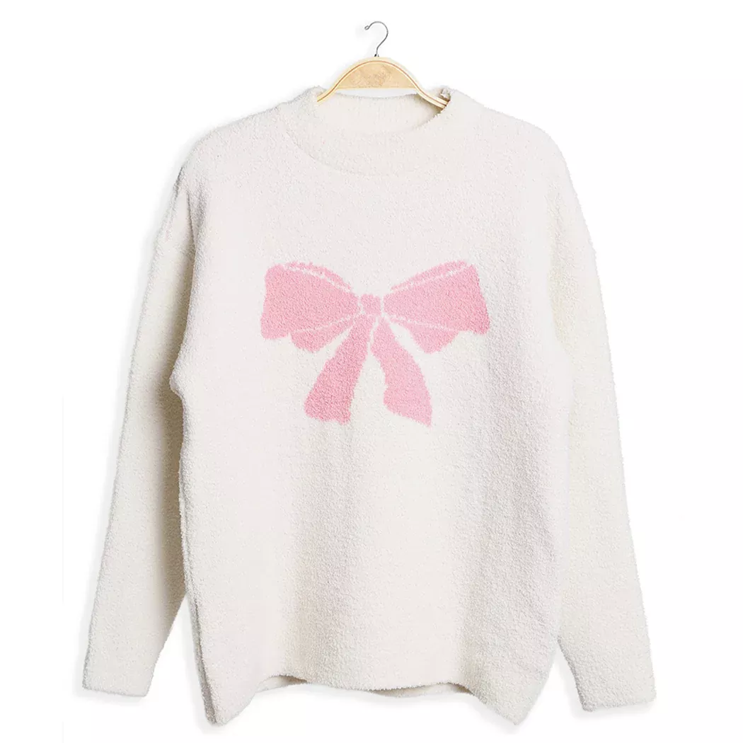 ComfyLuxe Bow Sweater #JCL6202