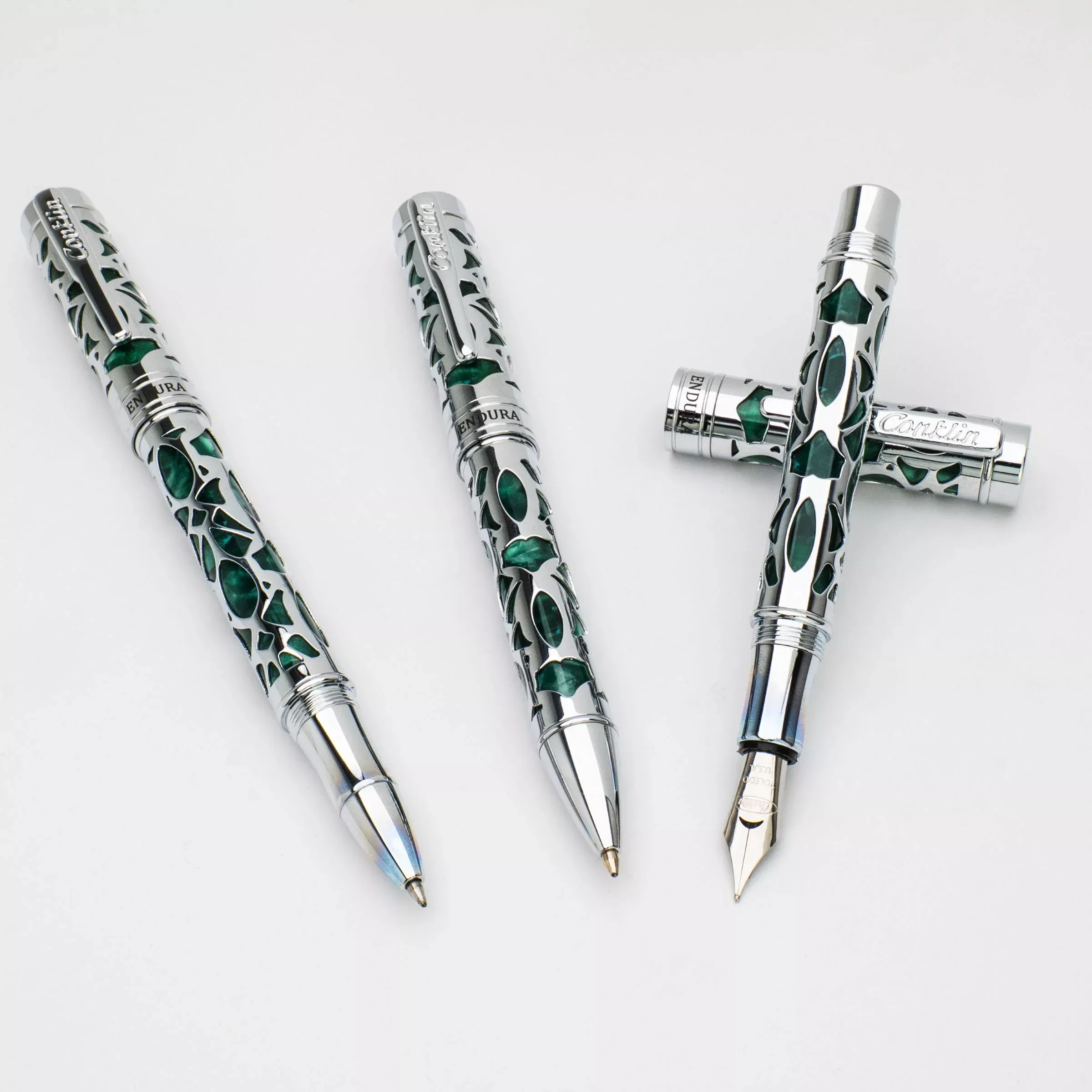 Conklin Endura Deco Crest Green