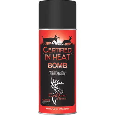 Conquest Scent Bomb Certified In Heat 4 Oz.
