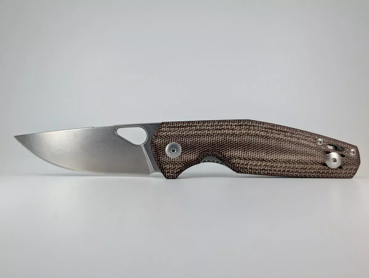 *Consignment* Giant Mouse Nimbus v2 Natural Micarta Liner Lock Folding Knife