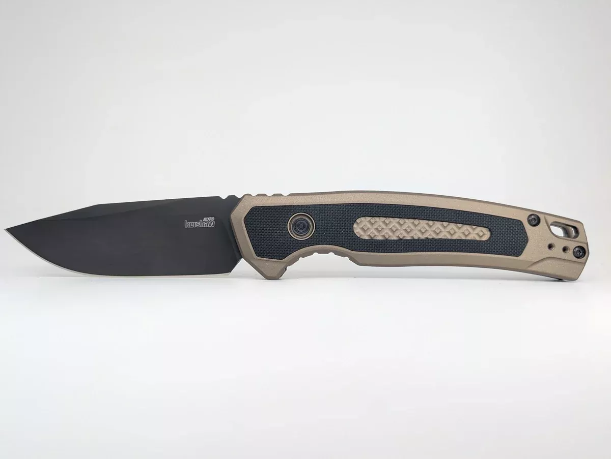 *Consignment* Kershaw Launch 21 (7106) OD Green Aluminum CPM-M4 Auto Folding Knife