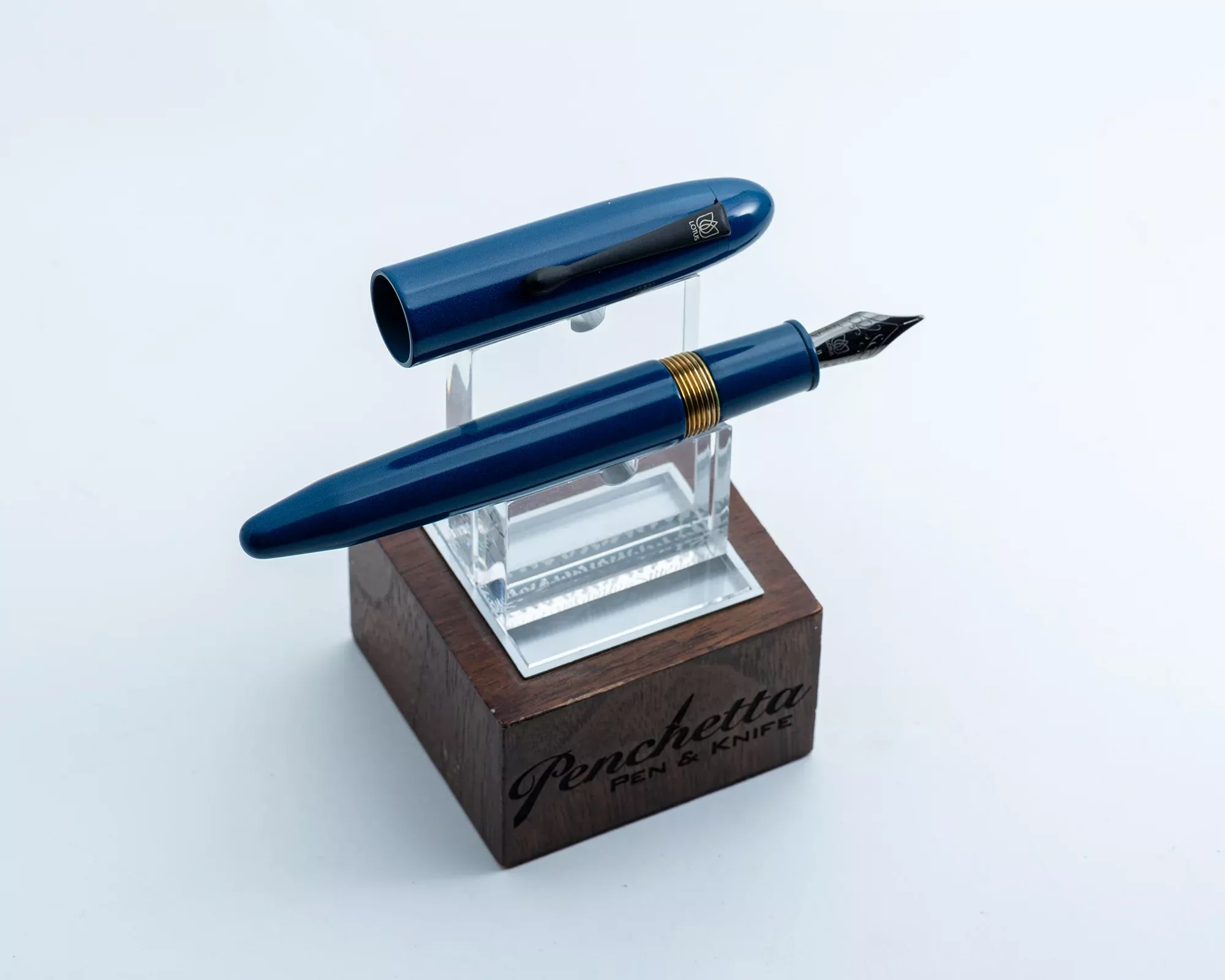*Consignment* Lotus “Shikhar” FP (B) – Blue Nikko Ebonite