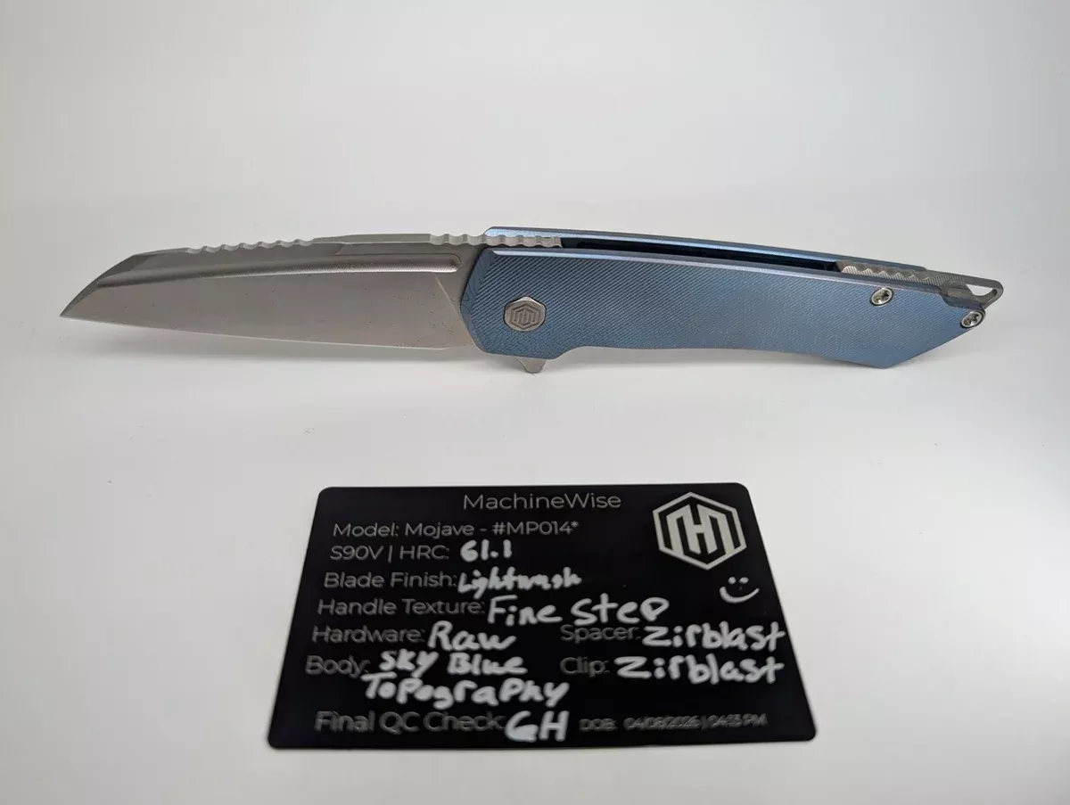 *Consignment* MachineWise Mojave Machinist Proof Frame Lock Folding Knife #MP014