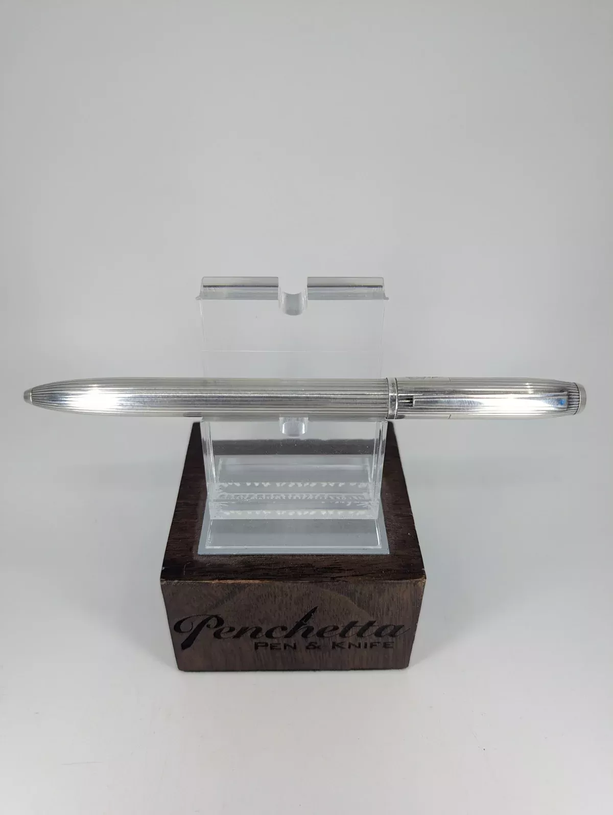 *Consignment* Mark Cross Dunhill Sterling Silver 4 Colors in 1 Ballpoint Pen (Green, Red, Black, Blue)