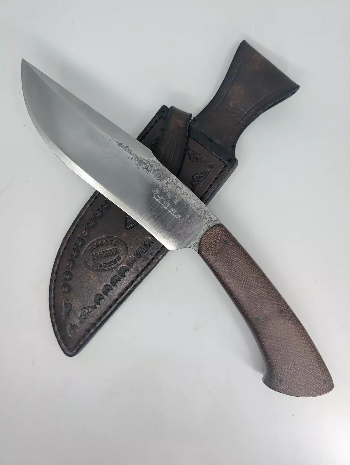 *Consignment* McGhee Guinea Hog Forge Fixed Blade Knife