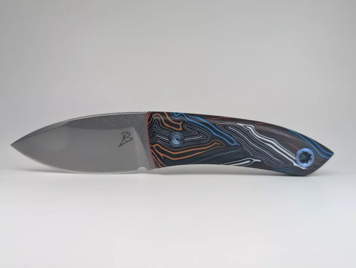 *Consignment* Mechforce x Ben Krein Topo G-10 Magnacut Fixed Blade Knife