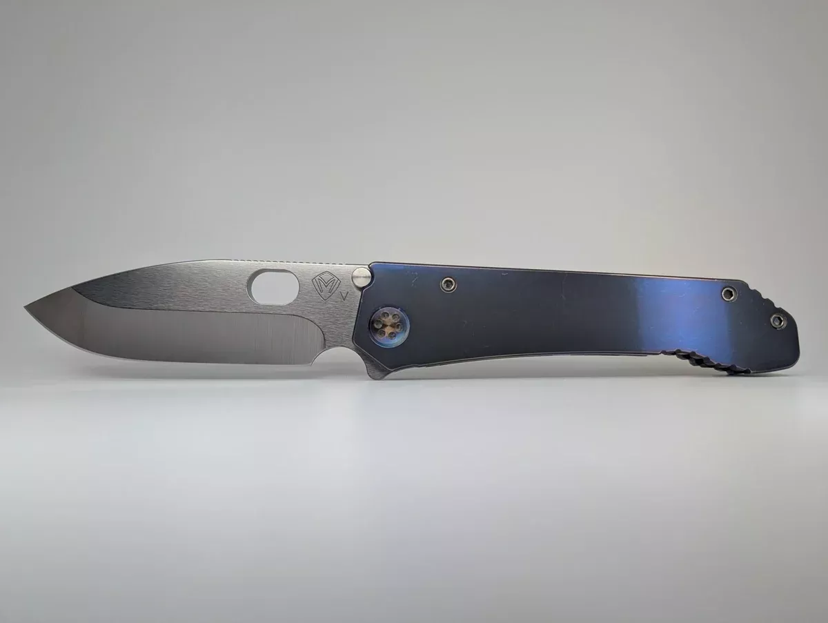 *Consignment* Medford 187 DP Blue Frame Lock Folding Knife