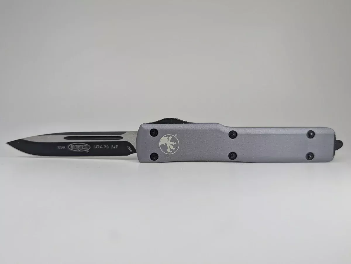 *Consignment* Microtech UTX-70 Grey Out the Front Knife