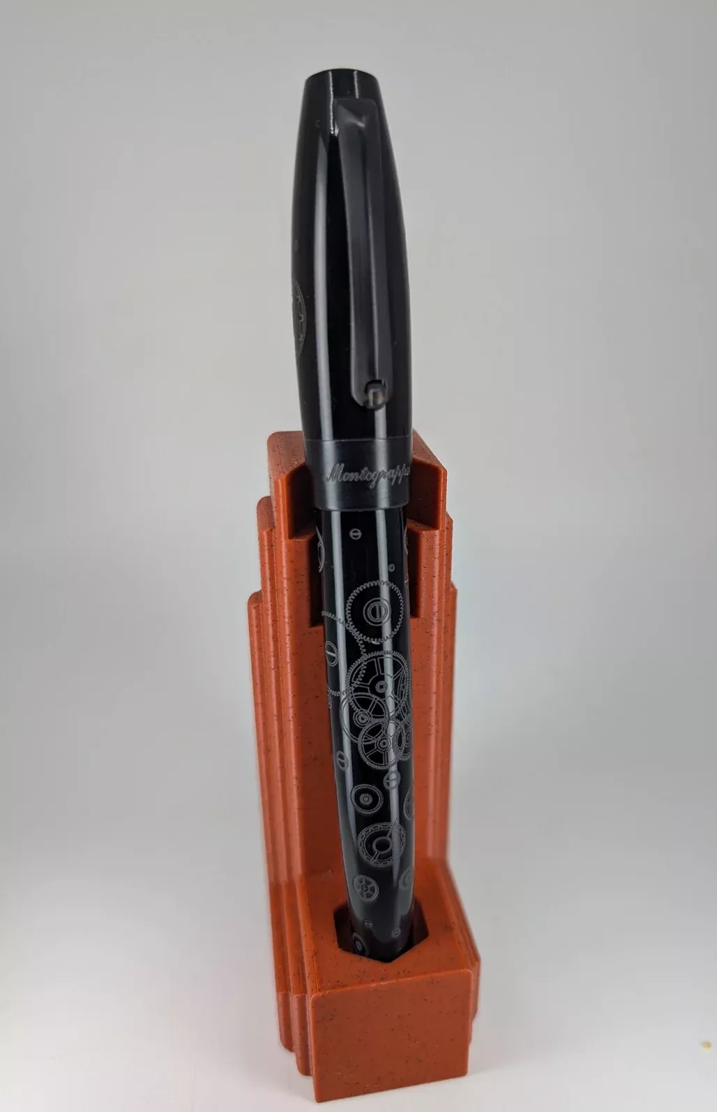 *Consignment* Montegrappa Fortuna “Time” Fountain Pen Steel Broad Nib