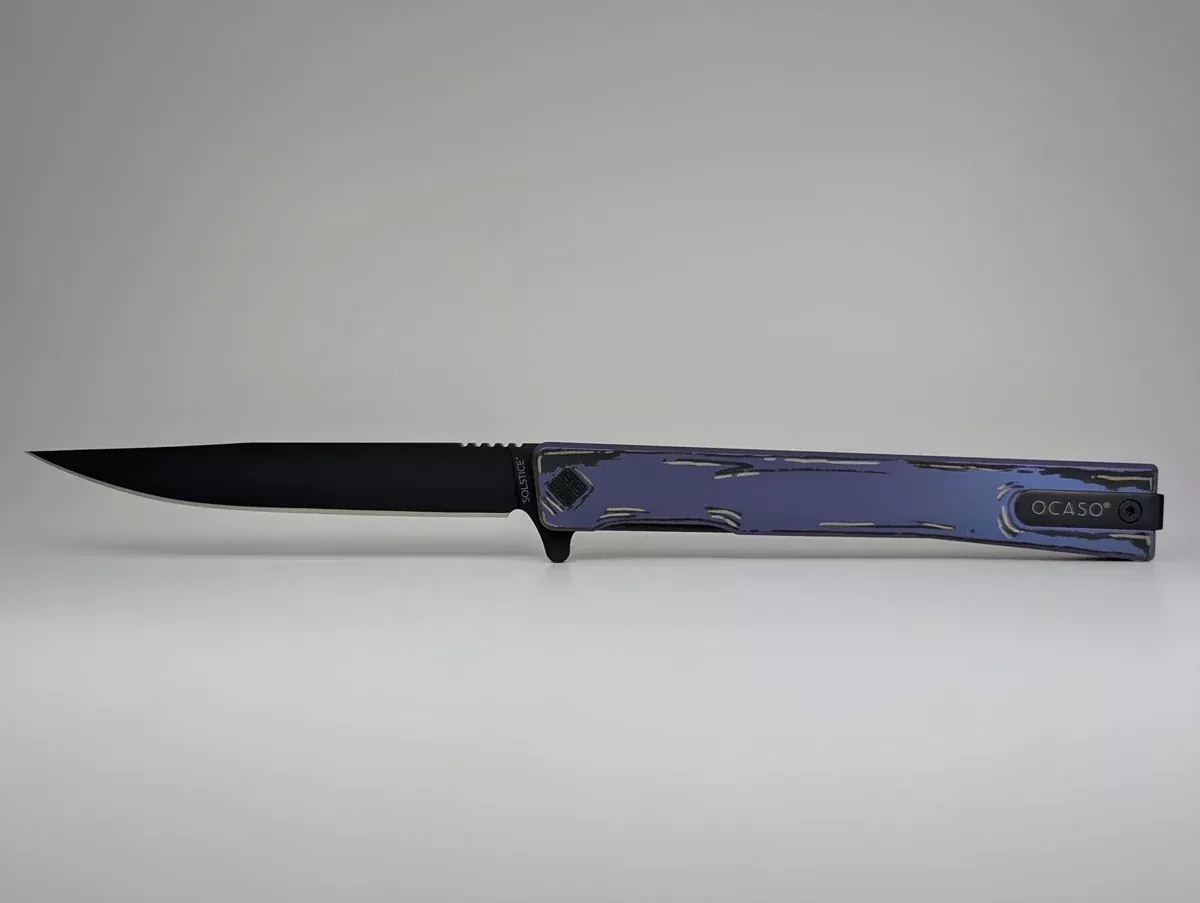 *Consignment* Ocaso Solstice Cel Shade Liner Lock Folding Knife