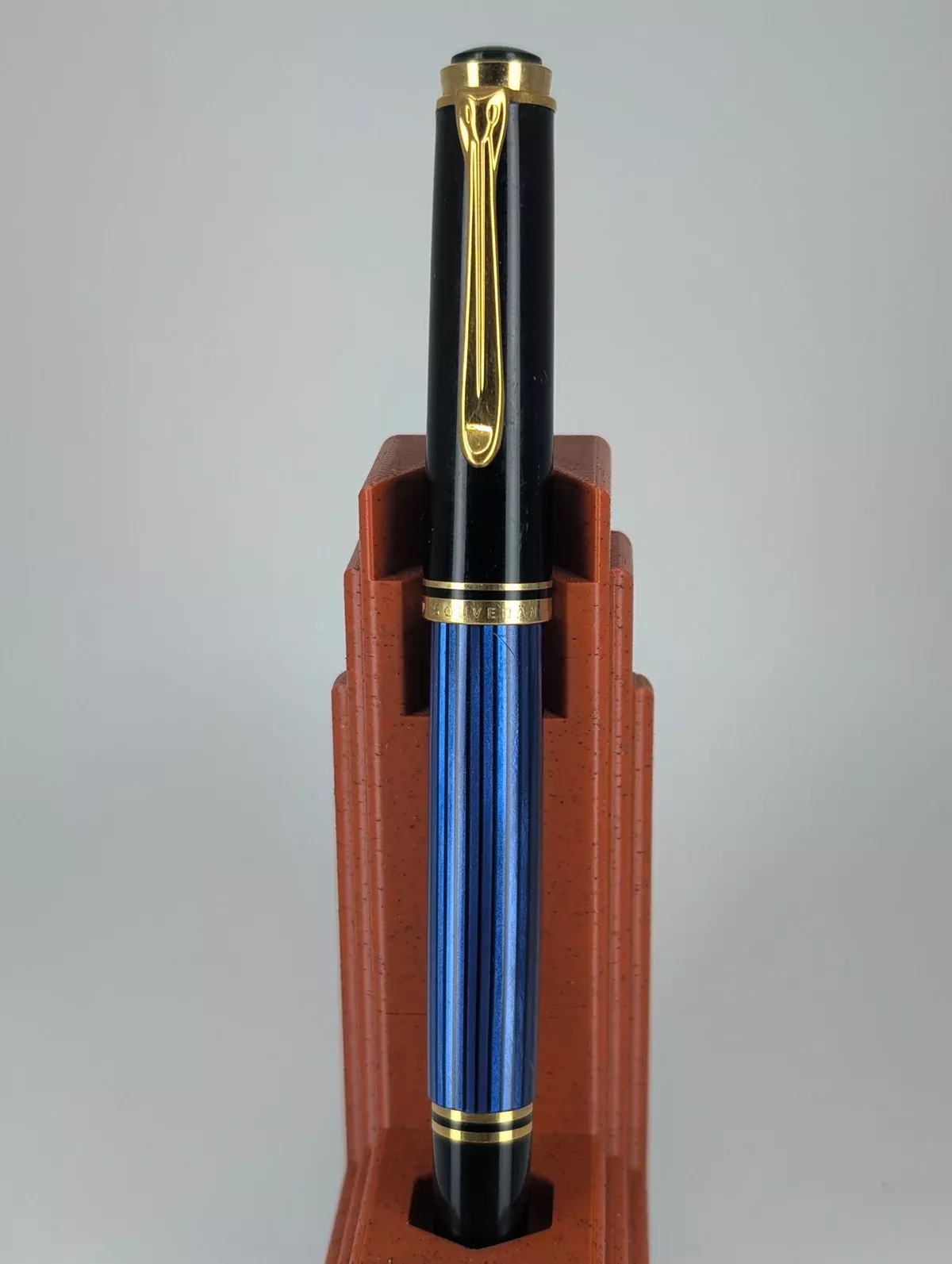 *Consignment* Pelikan R200 Blue Striped Rollerball Pen